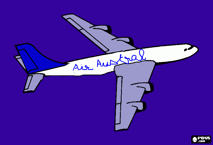 dessin Air Austral