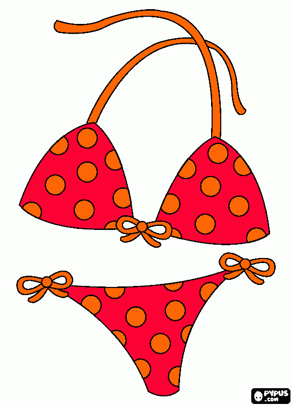 dessin bikini