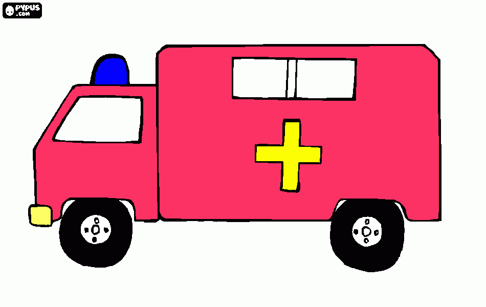 dessin camion pompier Maxence