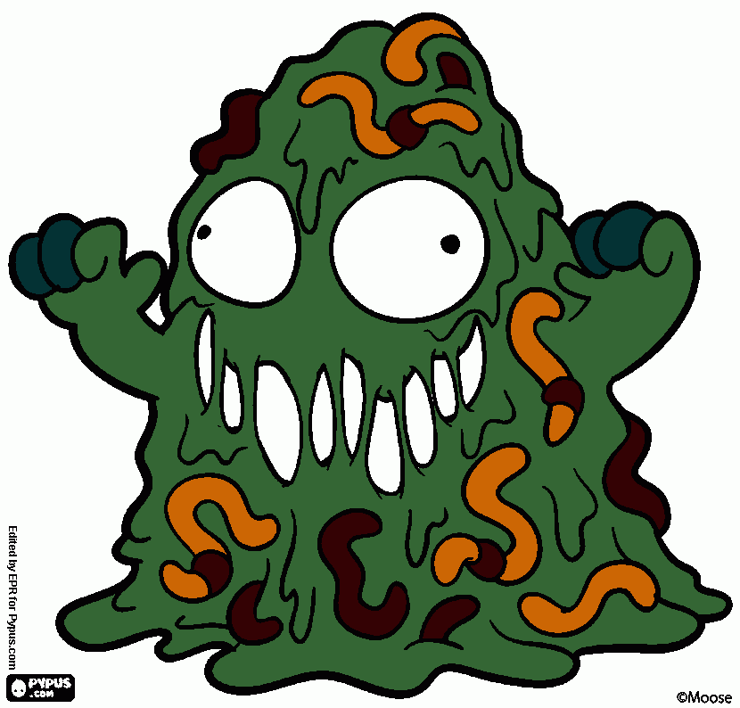dessin Compost Monster