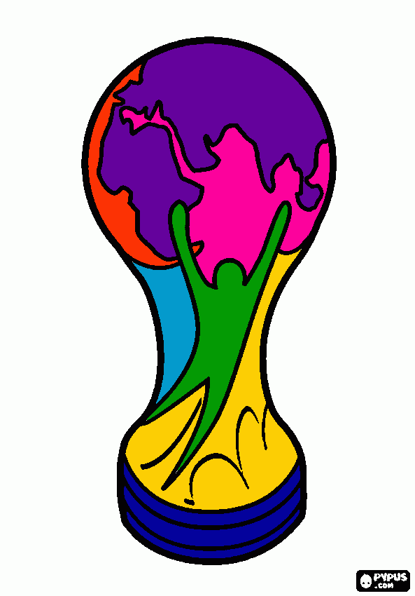 dessin coupe du monde couleurs