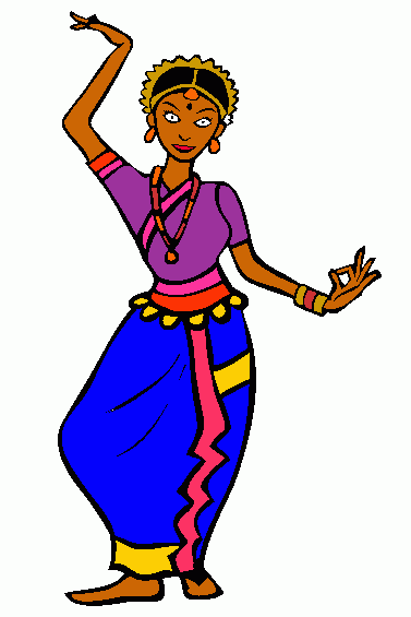 dessin danseuse indienne