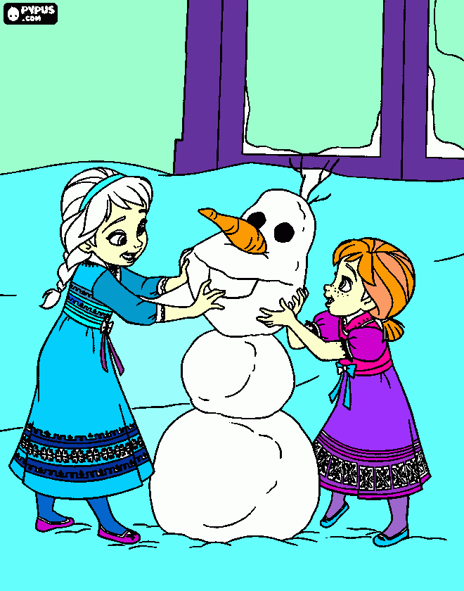 dessin dessin Frozen
