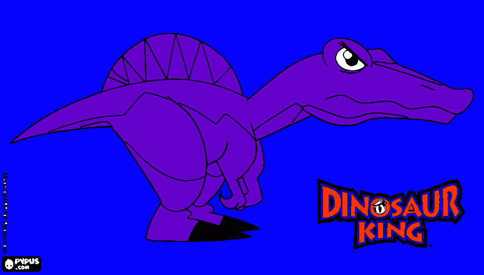 dessin Dinosaur King Spinny