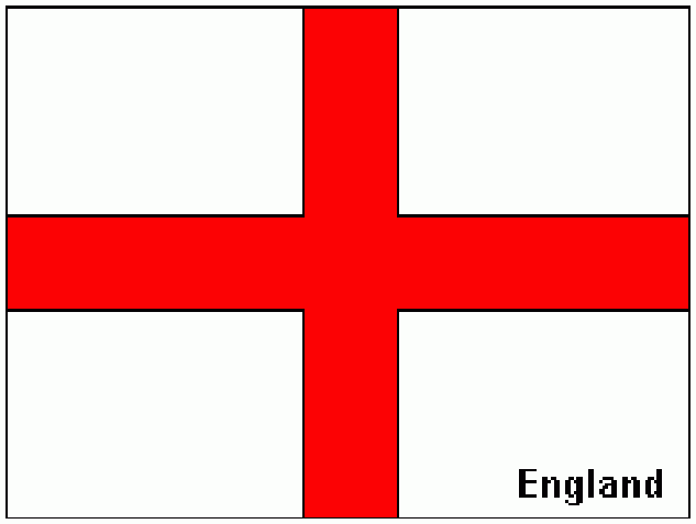 dessin drapeau Angleterre