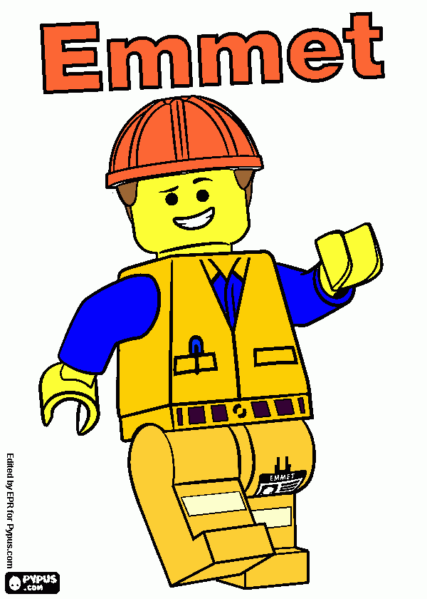 dessin Emmet Lego