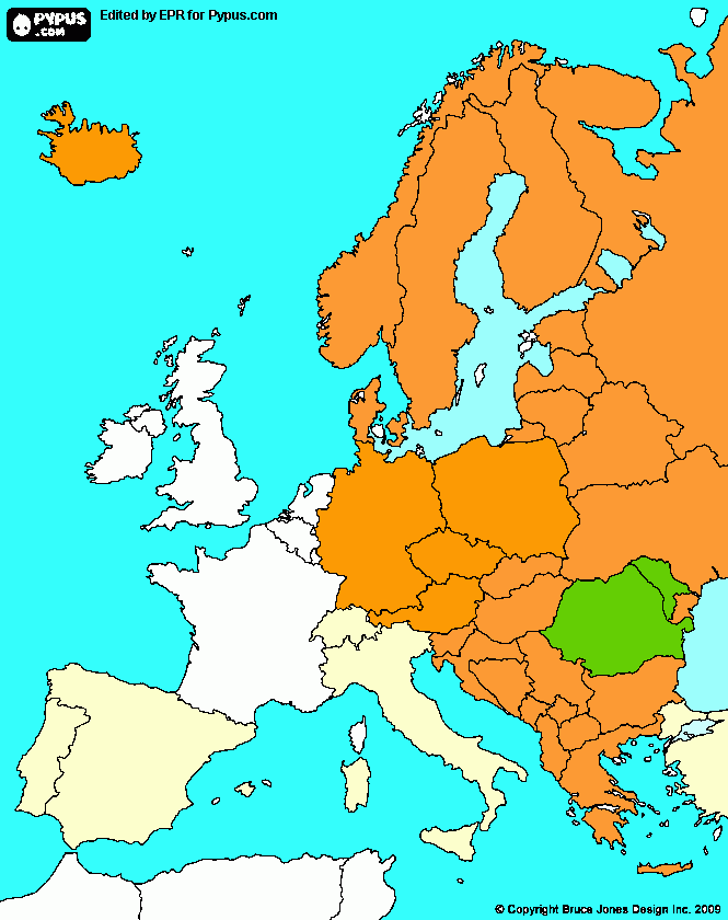 dessin Europe - Répartition actuelle par RZE