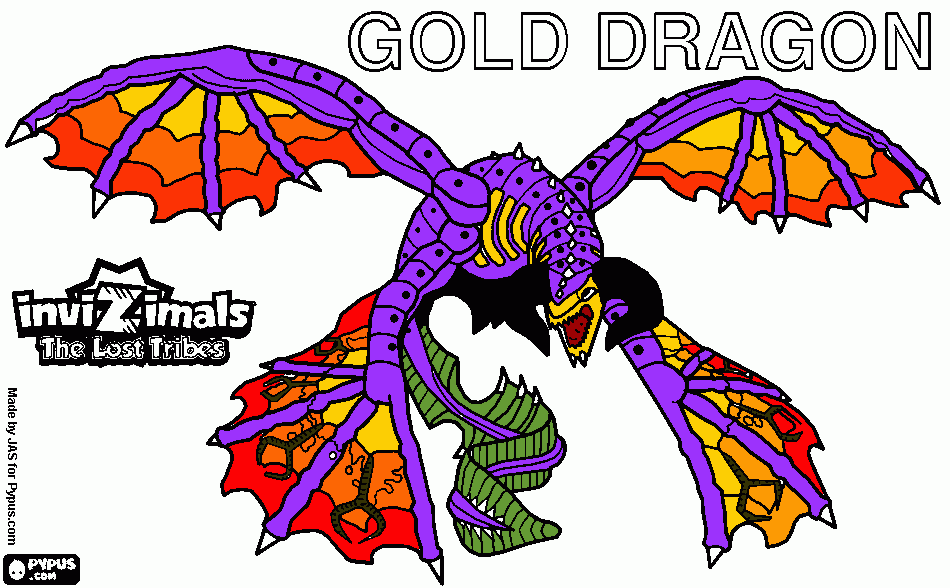 dessin gold dragon