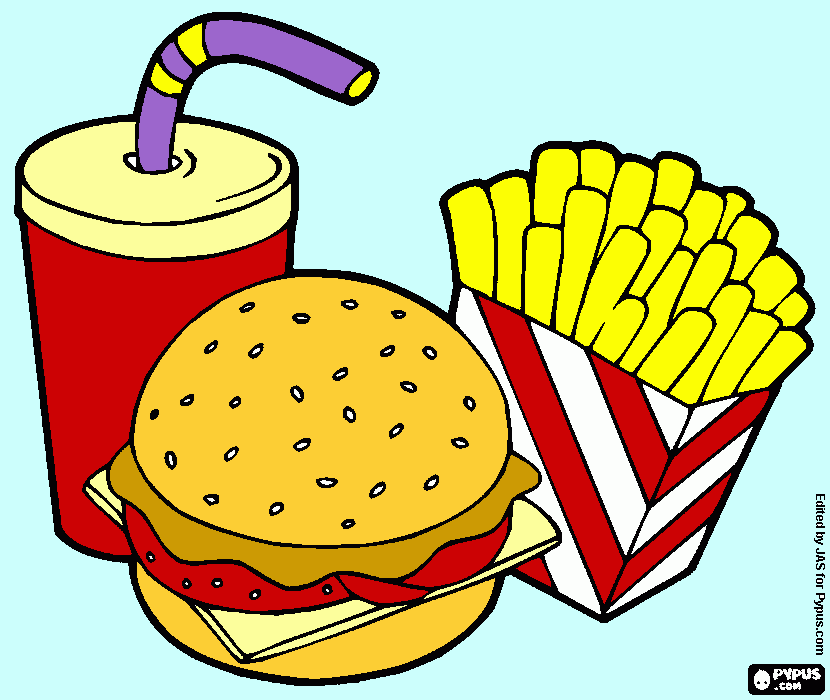 dessin hamburguesa