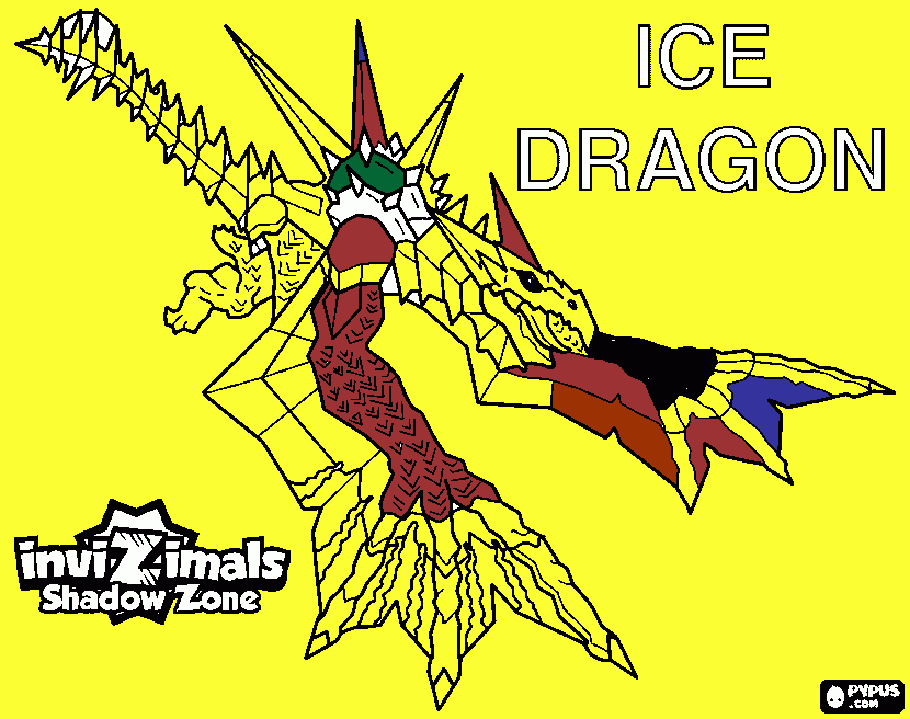 dessin ice dragon