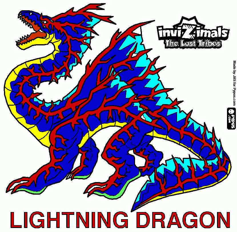 dessin lightning dragon