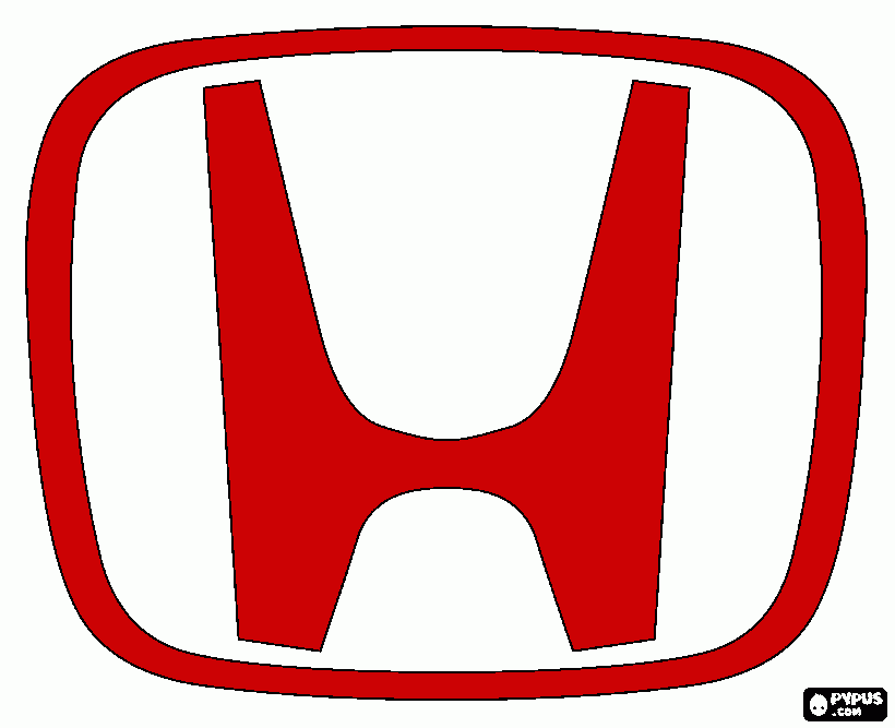 dessin Logo de la voiture honda