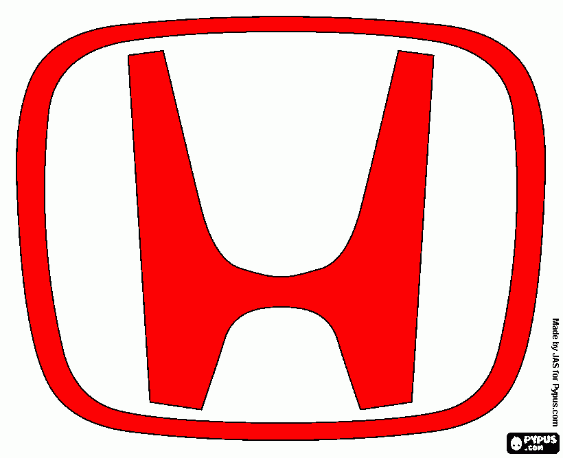 dessin logo honda