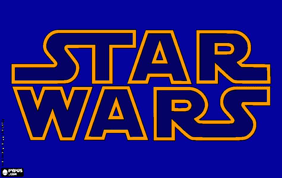 dessin logo star wars