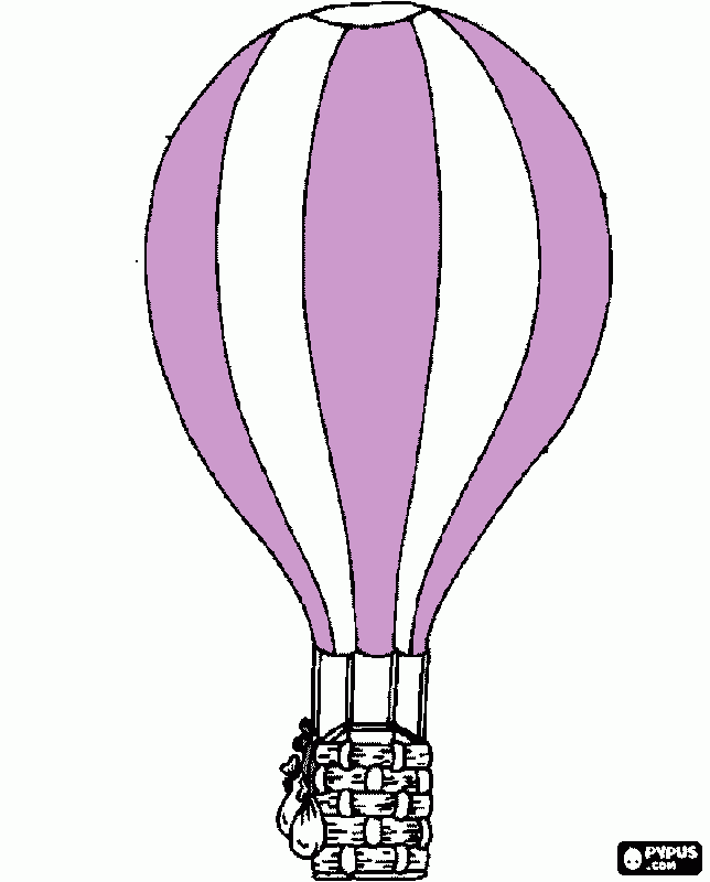 dessin montgolfiere