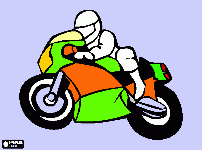 dessin moto sport