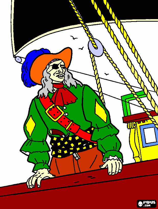 dessin pirate pour annniversaire