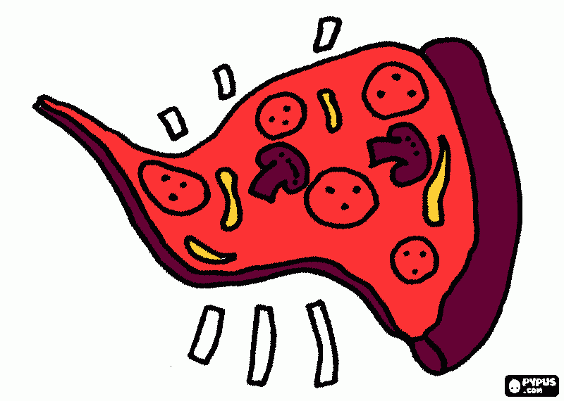 dessin pizza