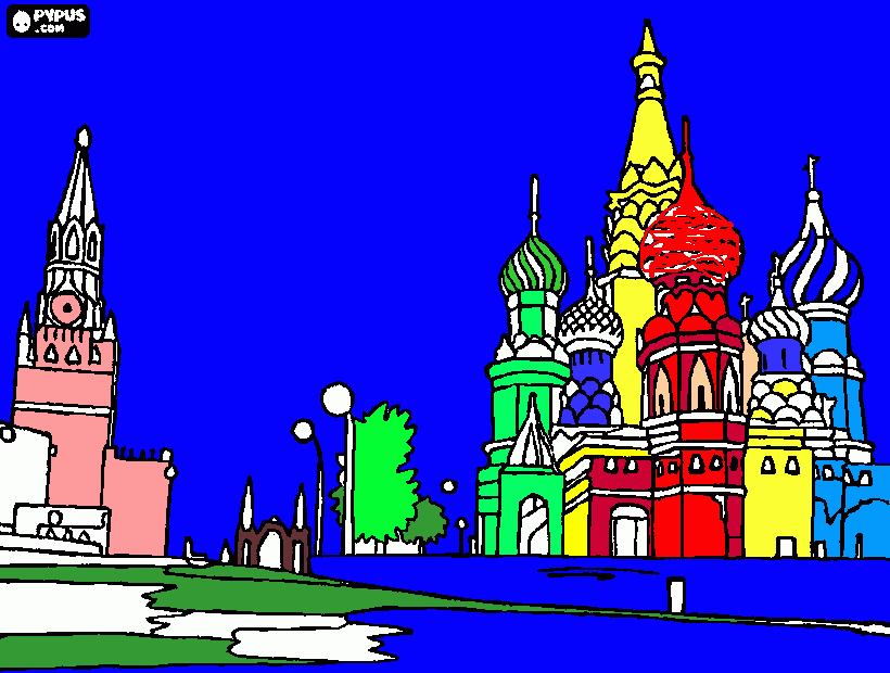 dessin place moscou