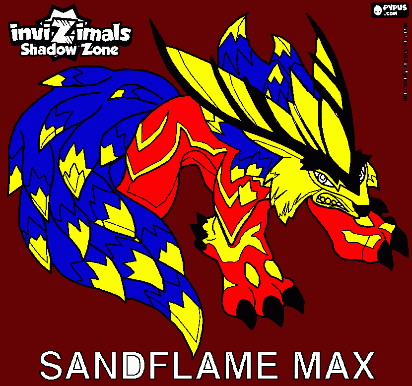 dessin shadow zone sandflame