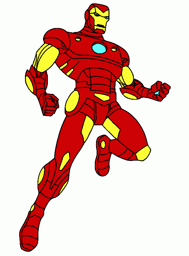 dessin Simple Iron Man