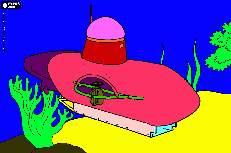 dessin sous-marin