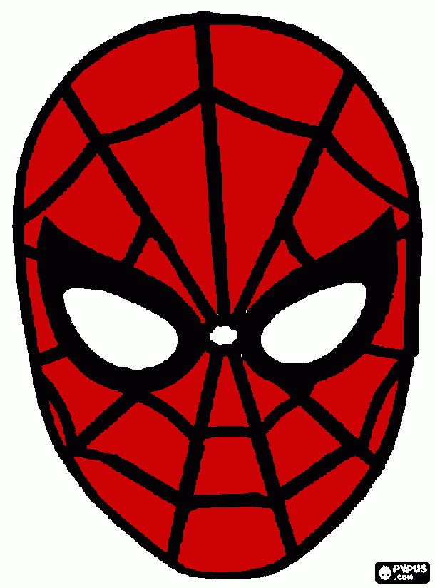 dessin spiderman en couleur pour Simon
