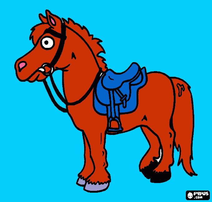 dessin Un petit cheval