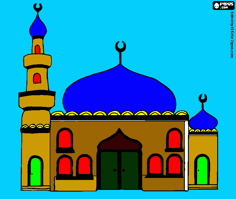 dessin Une mosquée