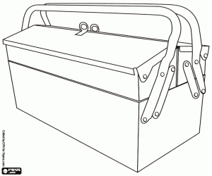 Coloriage Bo�te � outils