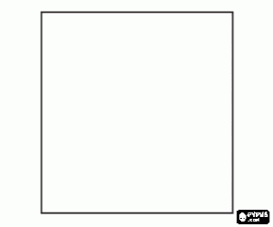 Coloriage Carr�, polygone r�gulier � quatre c�t�s