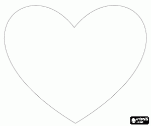 Coloriage C�ur � peindre et � d�corer