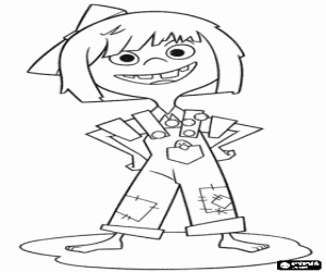 Coloriage Ellie r�v� de d�couvrir l'Am�rique du Sud, l'amie avec qui Carl mari� au fil des ans
