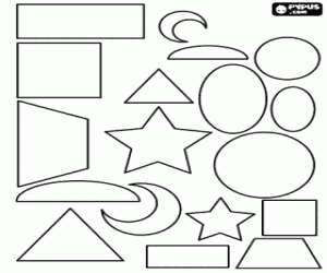 Coloriage Formes g�om�triques diverses