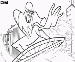 Coloriage Frozone en action