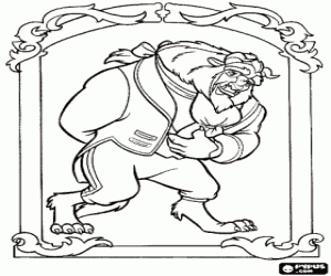 Coloriage La B�te