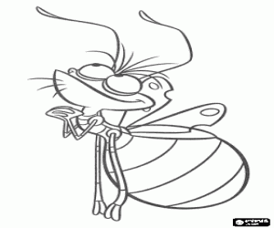 Coloriage La luciole Ray, l'ami de Tiana et Naveen