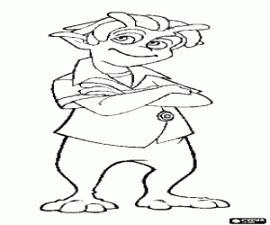 Coloriage Lem, un gentil gar�on qui va vivre une fantastique aventure