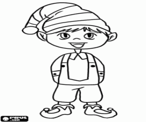 Coloriage Lutin de No�l