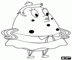 Coloriage Mme Puff est le propri�taire et le professeusse d'une �cole de navigation