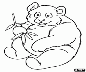 Coloriage Panda g�ant