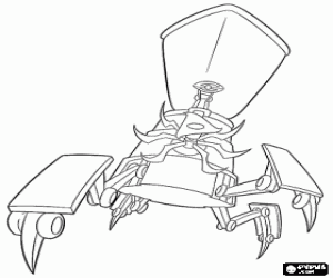 Coloriage Une invention de l'�quipe du G-Force de modifier un appareil �lectrom�nager