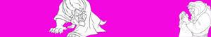 Coloriages La belle et la b�te a colorier