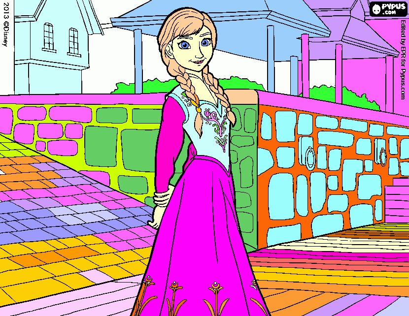 dessin anna dans les rues