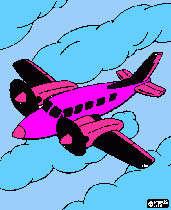 dessin AVION OUSSAMA