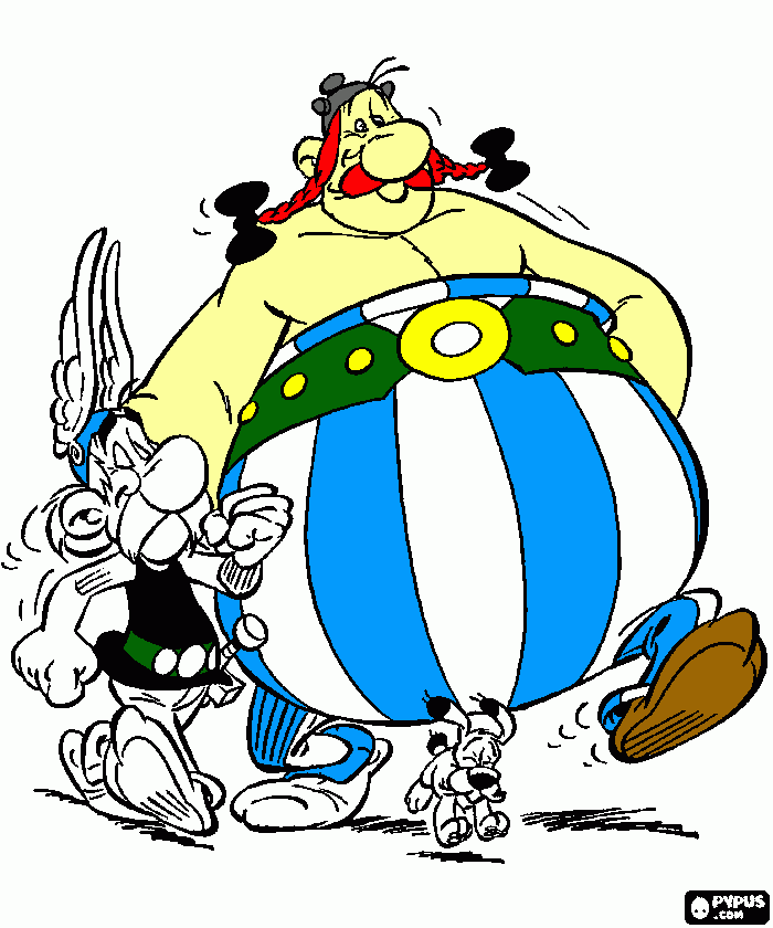 dessin axtérix