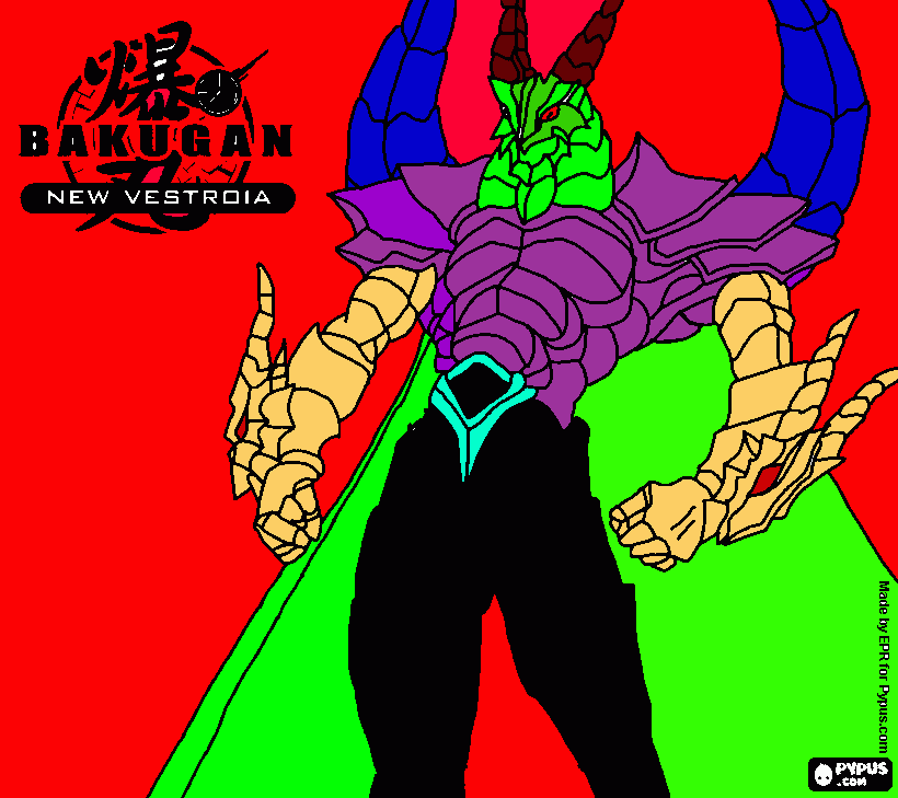 dessin bakugan