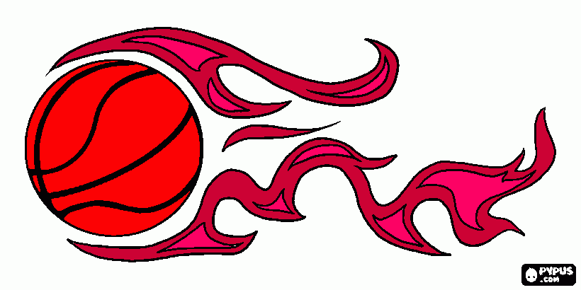 dessin ballon de basket