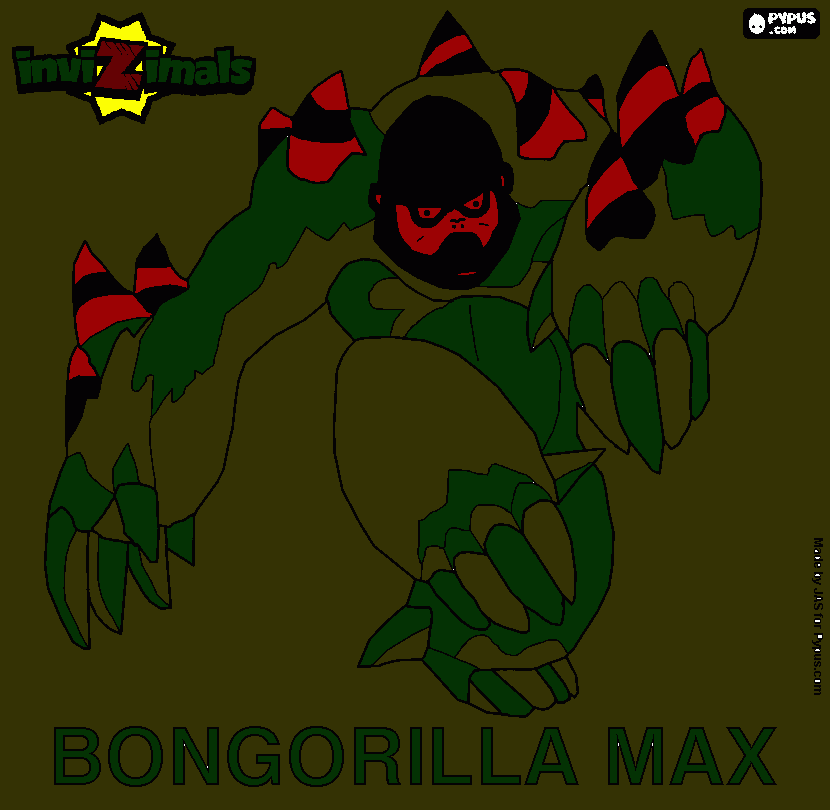 dessin Bongorilla max sombre