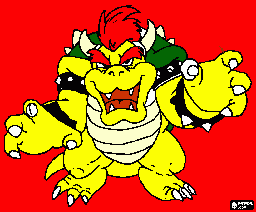 dessin bowser